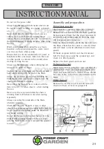 Preview for 20 page of Power Craft 65400 Instruction Manual