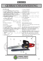 Предварительный просмотр 23 страницы Power Craft 65400 Instruction Manual