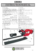 Предварительный просмотр 11 страницы Power Craft 65650 Instruction Manual