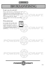 Preview for 14 page of Power Craft 66498 Instruction Manual