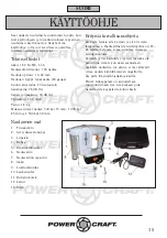 Preview for 15 page of Power Craft 66498 Instruction Manual