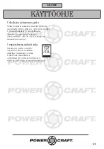 Предварительный просмотр 18 страницы Power Craft 66498 Instruction Manual