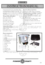 Предварительный просмотр 19 страницы Power Craft 66498 Instruction Manual