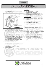 Preview for 16 page of Power Craft 67986 Instruction Manual