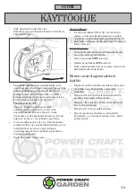 Preview for 36 page of Power Craft 67986 Instruction Manual