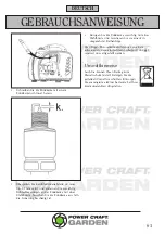 Предварительный просмотр 61 страницы Power Craft 67986 Instruction Manual