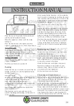 Preview for 30 page of Power Craft 68052 Instruction Manual