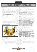 Preview for 11 page of Power Craft 69162 Instruction Manual