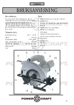 Предварительный просмотр 6 страницы Power Craft 7000 Instruction Manual