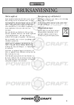 Предварительный просмотр 8 страницы Power Craft 7000 Instruction Manual