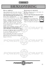 Предварительный просмотр 11 страницы Power Craft 7000 Instruction Manual