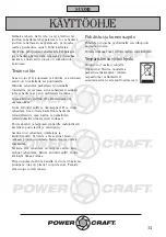 Preview for 14 page of Power Craft 7000 Instruction Manual