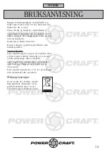 Preview for 12 page of Power Craft 75045 Instruction Manual