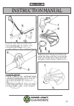 Предварительный просмотр 33 страницы Power Craft 78107 Instruction Manual