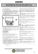 Предварительный просмотр 24 страницы Power Craft 78503 Instruction Manual