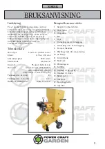 Предварительный просмотр 9 страницы Power Craft 78521 Instruction Manual