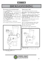 Предварительный просмотр 11 страницы Power Craft 78521 Instruction Manual