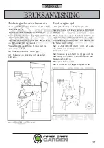 Предварительный просмотр 17 страницы Power Craft 78521 Instruction Manual