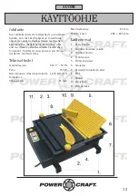 Предварительный просмотр 12 страницы Power Craft 78702 Instruction Manual