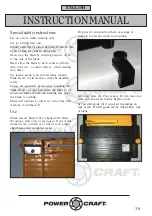 Предварительный просмотр 16 страницы Power Craft 78702 Instruction Manual