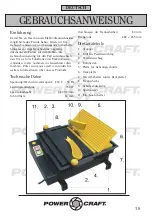 Предварительный просмотр 18 страницы Power Craft 78702 Instruction Manual