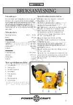 Предварительный просмотр 7 страницы Power Craft 80036 Instruction Manual