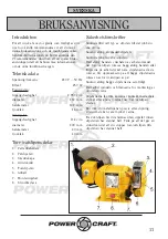 Предварительный просмотр 11 страницы Power Craft 80036 Instruction Manual