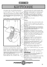 Предварительный просмотр 16 страницы Power Craft 80036 Instruction Manual