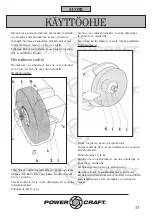 Предварительный просмотр 17 страницы Power Craft 80036 Instruction Manual