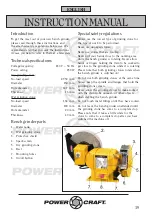 Предварительный просмотр 19 страницы Power Craft 80036 Instruction Manual