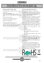 Предварительный просмотр 17 страницы Power Craft 81531 Instruction Manual