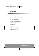 Preview for 2 page of Power Craft 8504 User Manual & Warranty