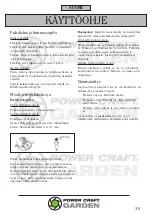 Предварительный просмотр 30 страницы Power Craft 89033 Instruction Manual