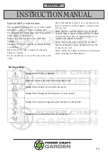 Preview for 33 page of Power Craft 89033 Instruction Manual