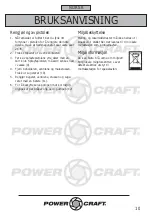 Предварительный просмотр 10 страницы Power Craft 89040 Instruction Manual