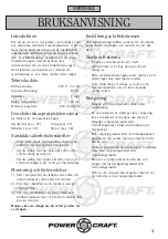 Preview for 4 page of Power Craft 89043 Instruction Manual