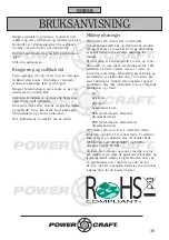 Preview for 16 page of Power Craft 89488 Instruction Manual