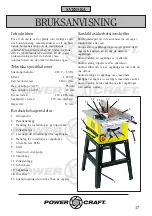 Preview for 17 page of Power Craft 89488 Instruction Manual