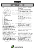 Preview for 16 page of Power Craft 99019 Instruction Manual