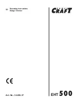 Preview for 1 page of Power Craft EHT 500 Operating Instructions Manual