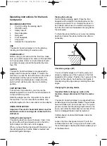 Preview for 5 page of Power Craft EP 600 Operating Instructions Manual