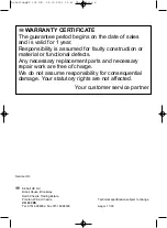 Preview for 8 page of Power Craft EP 600 Operating Instructions Manual