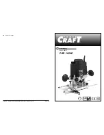 Power Craft PBF-1050E User Manual предпросмотр