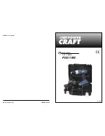 Preview for 1 page of Power Craft PDD-1800 User Manual