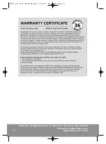 Предварительный просмотр 32 страницы Power Craft PTS 15/250 User Manual & Warranty