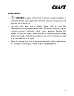 Preview for 9 page of Power Craft SD36ZG-11 User Manual