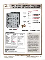 POWER DESIGNS TP340 Instruction Manual preview