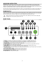 Предварительный просмотр 3 страницы Power Dynamics 10B01D60 Instruction Manual