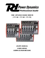 Предварительный просмотр 1 страницы Power Dynamics 171.166 User Manual