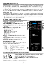 Preview for 3 page of Power Dynamics 178.642 Instruction Manual